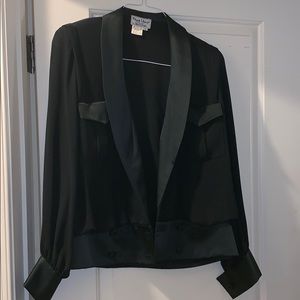 Black & Silk Blazer